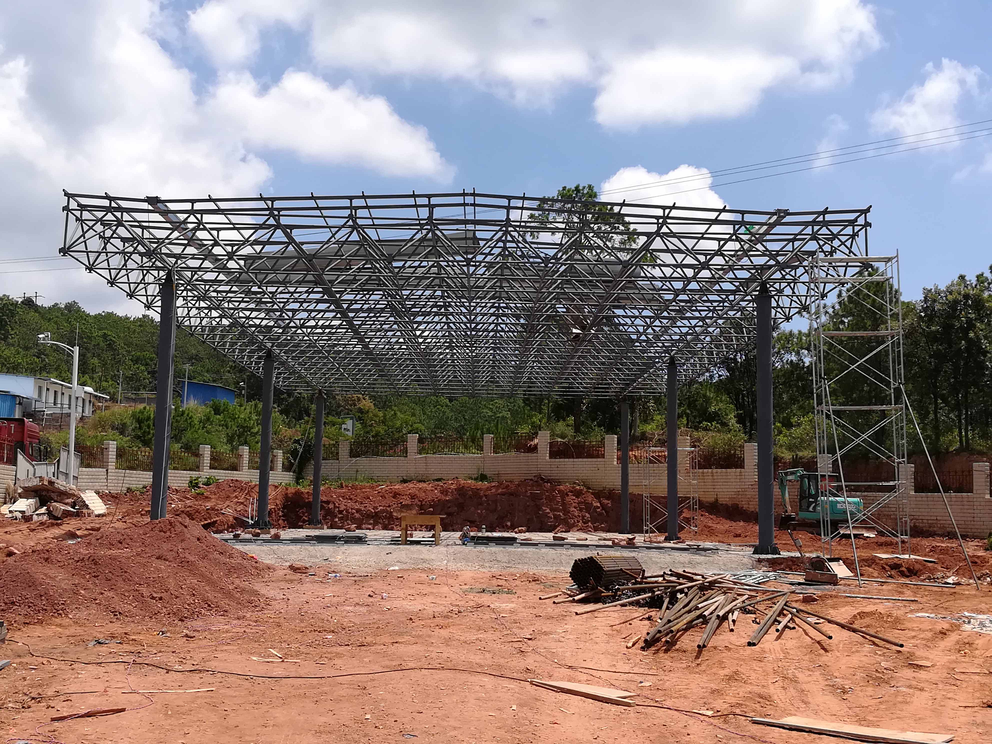 奎屯加油站网架屋面